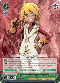 Energetic Beast Tamer, Aura - Nazarick: Tomb of the Undead - Weiss Schwarz card
