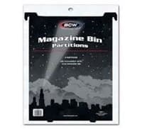 BCW Magazine Bin Partitions - BCW Comic Storage Boxes - Collectible Storage card
