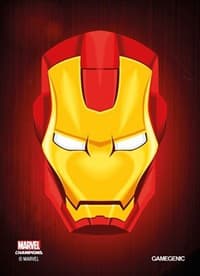 Marvel Champions - Iron Man Card Sleeves (50ct.) - GameGenic Card Sleeves - Card Sleeves card