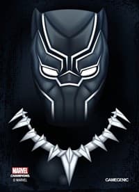 Marvel Champions - Black Panther Card Sleeves (50ct.) - GameGenic Card Sleeves - Card Sleeves card