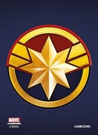 Marvel Champions - Captain Marvel Card Sleeves (50ct.) - GameGenic Card Sleeves - Card Sleeves card
