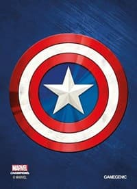 Marvel Champions - Captain America Card Sleeves (50ct.) - GameGenic Card Sleeves - Card Sleeves card