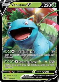 Venusaur V - Champion's Path - Pokemon card