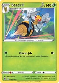 Beedrill - Champion's Path - Pokemon card