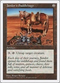 Jandor's Saddlebags - Fifth Edition - Magic: The Gathering card