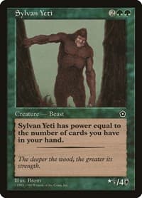 Sylvan Yeti - Portal Second Age - Magic: The Gathering card