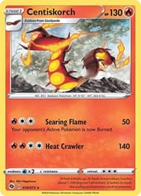Centiskorch - Champion's Path - Pokemon card
