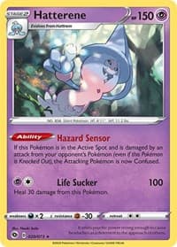Hatterene - Champion's Path - Pokemon card