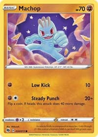 Machop - Champion's Path - Pokemon card