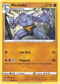 Machoke - Champion's Path - Pokemon card