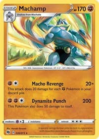 Machamp - Champion's Path - Pokemon card