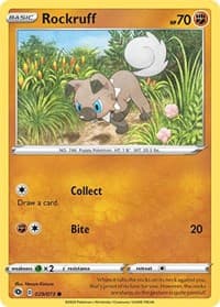 Rockruff - Champion's Path - Pokemon card