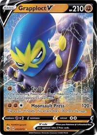 Grapploct V - Champion's Path - Pokemon card