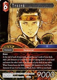 Tenzen - Opus XII - Final Fantasy TCG card