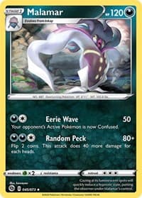 Malamar - Champion's Path - Pokemon card
