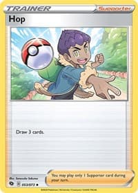 Hop - Champion's Path - Pokemon card