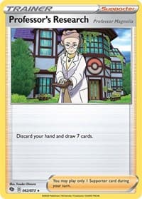 Professor's Research [Professor Magnolia] - Champion's Path - Pokemon card