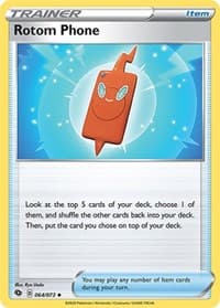 Rotom Phone - Champion's Path - Pokemon card