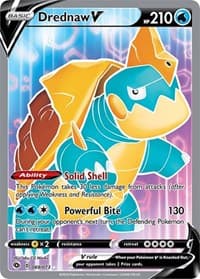 Drednaw V (Full Art) - Champion's Path - Pokemon card