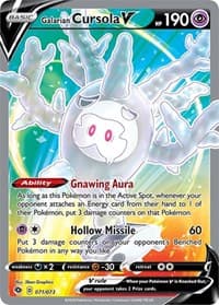 Galarian Cursola V (Full Art) - Champion's Path - Pokemon card
