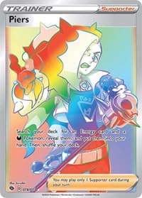 Piers (Secret) - Champion's Path - Pokemon card