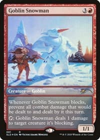 Goblin Snowman - Secret Lair Drop Series - Magic: The Gathering card