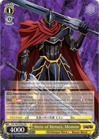Hero of Heroes, Momon - Nazarick: Tomb of the Undead - Weiss Schwarz card