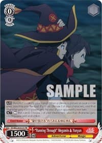 "Running Through" Megumin & Yunyun - Bushiroad Event Cards - Weiss Schwarz card