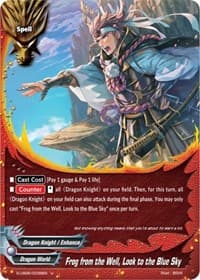 Frog from the Well, Look to the Blue Sky - Buddy Again Vol.3 ~Beyond the Ages~ - Future Card BuddyFight card