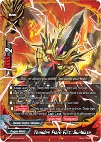 Thunder Flare Fist, Sunblaze - Buddy Again Vol.3 ~Beyond the Ages~ - Future Card BuddyFight card