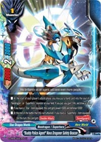 "Buddy Police Agent" Nova Dragoner Safety Beacon - Buddy Again Vol.3 ~Beyond the Ages~ - Future Card BuddyFight card