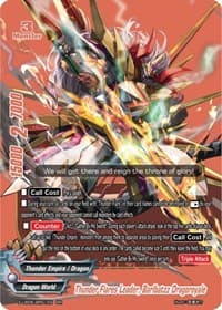 Thunder Flares Leader, Barlbatzz Dragoroyale (BR) - Buddy Again Vol.3 ~Beyond the Ages~ - Future Card BuddyFight card