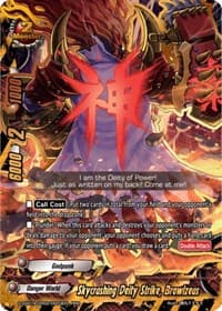 Skycrushing Deity Strike, Brawlzeus - Buddy Ragnarok - Future Card BuddyFight card