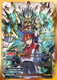 Gargantua Switch Mode! (SR) - Buddy Ragnarok - Future Card BuddyFight card