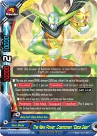 The New Power, Cosmoman "Esca Gear" - Buddy Ragnarok - Future Card BuddyFight card