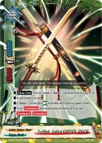 Excelblade, Godslash KANESADA -SINUCHI- - Buddy Ragnarok - Future Card BuddyFight card