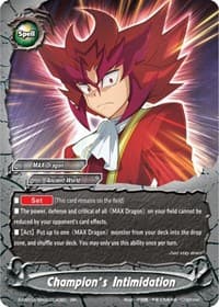 Champion's Intimidation - Buddy Ragnarok - Future Card BuddyFight card
