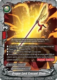 Dragon Lord Crescent Blade - Buddy Ragnarok - Future Card BuddyFight card