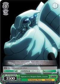 Supreme in a Weapons Battle, Cocytus - Nazarick: Tomb of the Undead - Weiss Schwarz card