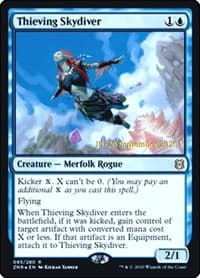 Thieving Skydiver - Prerelease Cards - Magic: The Gathering card