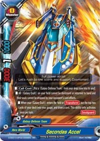 Secondas Accel - Buddy Ragnarok - Future Card BuddyFight card