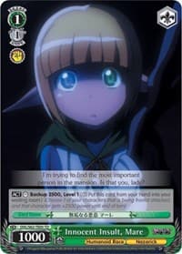 Innocent Insult, Mare - Nazarick: Tomb of the Undead - Weiss Schwarz card