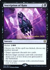 Inscription of Ruin - Prerelease Cards - Magic: The Gathering card