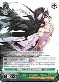 Endless Devotion, Albedo - Nazarick: Tomb of the Undead - Weiss Schwarz card