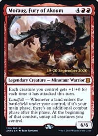 Moraug, Fury of Akoum - Prerelease Cards - Magic: The Gathering card