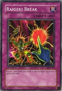 Raigeki Break - Pharaonic Guardian - YuGiOh card