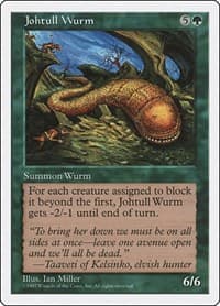 Johtull Wurm - Fifth Edition - Magic: The Gathering card