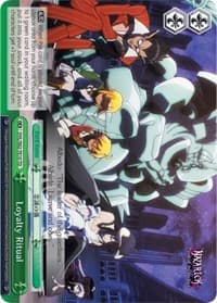 Loyalty Ritual - Nazarick: Tomb of the Undead - Weiss Schwarz card