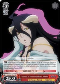 Overseer of Floor Guardians, Albedo - Nazarick: Tomb of the Undead - Weiss Schwarz card