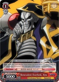 Benevolent Overlord, Ainz - Nazarick: Tomb of the Undead - Weiss Schwarz card